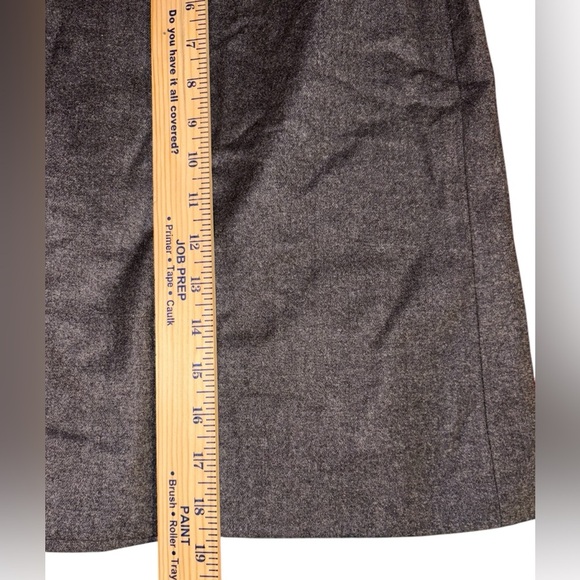 Ralph Lauren Vintage Blue Label Gray Wool Cashmere Blend Skirt Size 10 NWT - Picture 5 of 7